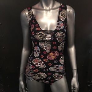 Sugar Skull Bodysuit